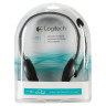 Наушники с микрофоном (гарнитура) LOGITECH H111, проводные, 1,8 м, с оголовьем, серебристые, 981-000593 по низкой цене оптом Краснодар, Москва, Уфа, Казань, Барнаул, Владивосток, Хабаровск, Сахалин, Красноярск, Екатеренбург, 