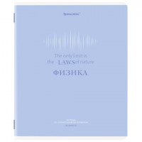 Тетрадь предметная CREATIVE 48л, обложка картон, ФИЗИКА, клетка, подсказ, BRAUBERG, 405119