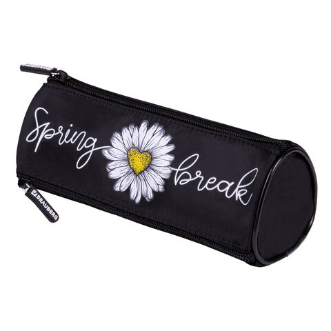 Пенал BRAUBERG, 3 отделения, нейлон, 21х7х7 см, "Spring", 270840 по низкой цене оптом 
