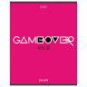 Тетрадь А5 48 л. HATBER скоба, клетка, обложка картон, "Game over" (5 видов в спайке), 48Т5В1 по низкой цене оптом 