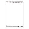 Блокнот БОЛЬШОЙ ФОРМАТ (200х290 мм) А4, 80 л., гребень, картон, жесткая подложка, клетка, BRAUBERG, "Бизнес", 129804 по низкой цене оптом 