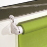 Штора рулонная BRABIX 55х175 см, текстура - лён, защита 55-85%, 200 г/м2, зелёный S-32, 605979 по низкой цене оптом Краснодар, Москва, Уфа, Казань, Барнаул, Владивосток, Хабаровск, Сахалин, Красноярск, Екатеренбург, 