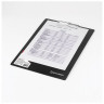 Доска-планшет BRAUBERG Contract сверхпрочная с прижимом А4 (313х225 мм), пластик, 1,5 мм, ЧЕРНАЯ, 223491