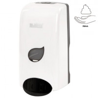 Диспенсер для мыла-пены LAIMA PROFESSIONAL ECO, НАЛИВНОЙ, 1 л, белый, ABS-пластик, 606552