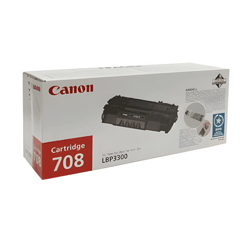 Картридж лазерный CANON (708) LBP-3300, ресурс 2500 страниц, оригинальный, 0266B002 по низкой цене оптом 