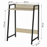 Стол на металлокаркасе BRABIX "LOFT CD-003", 640х420х840 мм, цвет дуб натуральный, 641217 по низкой цене оптом 