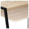 Стол на металлокаркасе BRABIX "LOFT CD-003", 640х420х840 мм, цвет дуб натуральный, 641217 по низкой цене оптом 