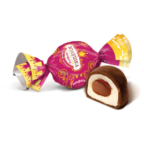 Конфеты глазированные ESSEN "Золушка" с молочным желе, 1000 г по низкой цене оптом Конфеты глазированные ESSEN "Золушка" с молочным желе, 1000 г по низкой цене оптом