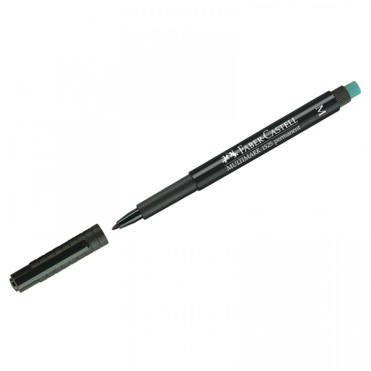Маркер перманентный Faber-Castell "Multimark permanent" M, черный, пулев., 1,0мм по низкой цене оптом 