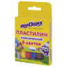 Пластилин классический ЮНЛАНДИЯ "ЮНЛАНДИК-СКУЛЬПТОР", 6 цветов, 120 г, ВЫСШЕЕ КАЧЕСТВО, 105028 по низкой цене оптом 
