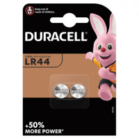 Батарейки DURACELL, LR44 (V13GA, 76A), алкалиновые, КОМПЛЕКТ 2 шт., блистер, 81488664