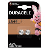 Батарейки DURACELL, LR44 (V13GA, 76A), алкалиновые, КОМПЛЕКТ 2 шт., блистер, 81488664 по низкой цене оптом 