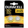 Батарейки DURACELL Lithium, CR2025, литиевые, КОМПЛЕКТ 2 шт., блистер по низкой цене оптом 