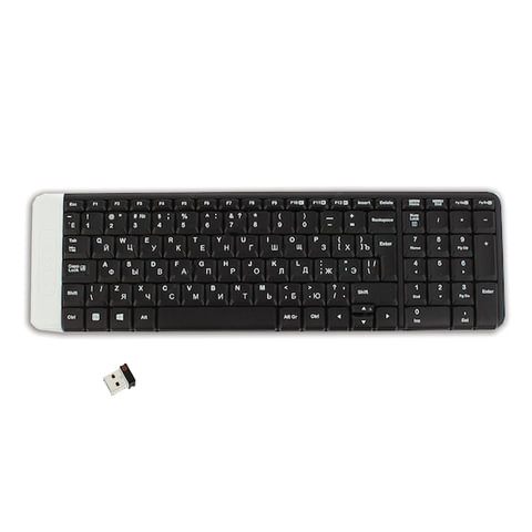 Клавиатура беспроводная LOGITECH K230, 101 клавиша, черная, 920-003348 по низкой цене оптом Краснодар, Москва, Уфа, Казань, Барнаул, Владивосток, Хабаровск, Сахалин, Красноярск, Екатеренбург, 
