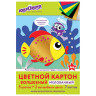 Картон цветной А4 МЕЛОВАННЫЙ (глянцевый) ВОЛШЕБНЫЙ, 7 листов, 7 цветов, в папке, ЮНЛАНДИЯ, 200х290 мм, "Рыбка", 111315 по низкой цене оптом Краснодар, Москва, Уфа, Казань, Барнаул, Владивосток, Хабаровск, Сахалин, Красноярск, Екатеренбург, 