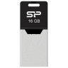 Флеш-диск 16 GB, SILICON POWER Mobile X20, OTG+USB 2.0, металлический корпус, черный, SP16GBUF2X20V1K по низкой цене оптом Краснодар, Москва, Уфа, Казань, Барнаул, Владивосток, Хабаровск, Сахалин, Красноярск, Екатеренбург, 