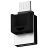 Флеш-диск 16 GB, SILICON POWER Mobile X20, OTG+USB 2.0, металлический корпус, черный, SP16GBUF2X20V1K по низкой цене оптом Краснодар, Москва, Уфа, Казань, Барнаул, Владивосток, Хабаровск, Сахалин, Красноярск, Екатеренбург, 