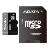 Карта памяти micro SDHC, 16 GB, A-DATA Premier, 50 Мб/сек. (class 10), с адаптером, AUSDH16GUICL10 по низкой цене оптом 