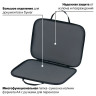 Папка на молнии с ручками STAFF "EVERYDAY", А4, ткань, черная, 228342 по низкой цене оптом 
