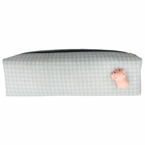 Пенал ЮНЛАНДИЯ ЮНИОР, 1 отделение, полиэстер, аппликация, Piggy, 20х6х4 см, 273804 по низкой цене оптом 