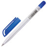 Ручка шариковая масляная BRAUBERG "Olive Pen", СИНЯЯ, корпус прозрачный, 0,7 мм, линия 0,35 мм, 141476 по низкой цене оптом 