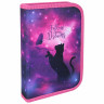 Пенал BRAUBERG, 1 отделение, 1 откидная планка, полиэстер, 21х14 см, "Space cat", 270712 по низкой цене оптом 