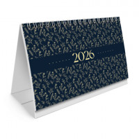 Календарь-домик настольный на гребне с бегунком, 2026г, BRAUBERG, 160х105мм, Паттерн, 117270