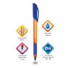 Ручка шариковая масляная BRAUBERG "Extra Glide GT Tone Orange", СИНЯЯ, узел 0,7 мм, линия письма 0,35 мм, 142923 по низкой цене оптом Краснодар, Москва, Уфа, Казань, Барнаул, Владивосток, Хабаровск, Сахалин, Красноярск, Екатеренбург, 