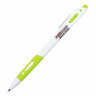 Ручка шариковая автоматическая с грипом STAFF "BP-16 White", СИНЯЯ, ассорти, линия письма 0,35 мм, 143749 по низкой цене оптом 