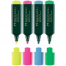 Набор текстовыделителей FABER-CASTELL 4 шт., АССОРТИ, "1548", линия 1-5 мм, 154804 по низкой цене оптом 