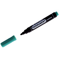 Маркер перманентный CENTROPEN 8566, ЗЕЛЕНЫЙ, круглый наконечник, 2,5 мм, 5 8566 0110
