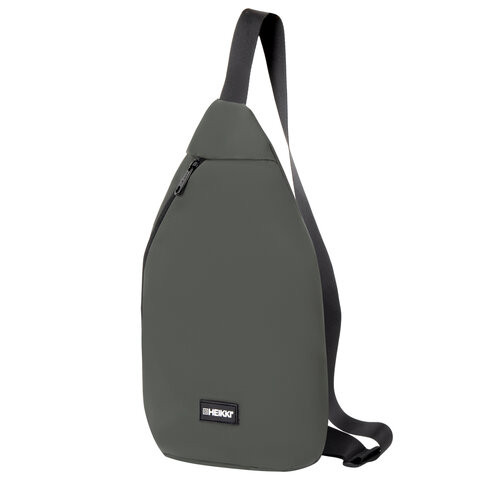 Рюкзак однолямочный HEIKKI SMOOTH (ХЕЙКИ), 2 отделения, хаки, 35x20x8 см, 273920 по низкой цене оптом Рюкзак однолямочный HEIKKI SMOOTH (ХЕЙКИ), 2 отделения, хаки, 35x20x8 см, 273920 по низкой цене оптом