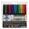 Маркеры-кисти акварельные 12 ЦВЕТОВ CENTROPEN "Aquarelle", линия письма 1-9 мм, 8683/12ET, 6 8683 1201 по низкой цене оптом Краснодар, Москва, Уфа, Казань, Барнаул, Владивосток, Хабаровск, Сахалин, Красноярск, Екатеренбург, 