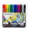 Маркеры-кисти акварельные 12 ЦВЕТОВ CENTROPEN "Aquarelle", линия письма 1-9 мм, 8683/12ET, 6 8683 1201 по низкой цене оптом Краснодар, Москва, Уфа, Казань, Барнаул, Владивосток, Хабаровск, Сахалин, Красноярск, Екатеренбург, 