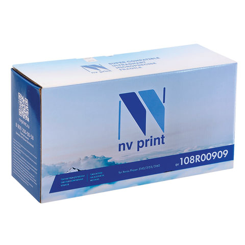 Картридж лазерный NV PRINT (NV-108R00909) для XEROX Phaser 3140/3155/3160, ресурс 2500 стр. по низкой цене оптом 