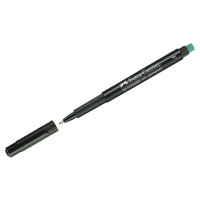 Маркер перманентный Faber-Castell "Multimark permanent" F, черный, пулев., 0,6мм, с ластиком