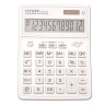 Калькулятор настольный CITIZEN SDC-444WHE (204х155 мм), 12 разрядов, двойное питание, БЕЛЫЙ