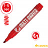 Маркер перманентный Crown "Multi Marker Chisel" красный, скошенный, 5мм по низкой цене оптом Краснодар, Москва, Уфа, Казань, Барнаул, Владивосток, Хабаровск, Сахалин, Красноярск, Екатеренбург, 