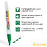 Маркер для белых досок Crown "Multi Board Slim" зеленый, пулевидный, 2мм по низкой цене оптом 
