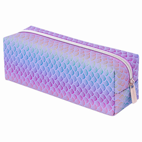 Пенал-косметичка ЮНЛАНДИЯ SEASTORY на молнии, мягкий, "Fishtail", 21х6х7 см, 270048 по низкой цене оптом 