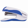 Степлер №24/6, 26/6 BRAUBERG "JET PRO", до 25 листов, эргономичный, бело-синий, 228584 по низкой цене оптом 