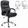 Кресло офисное BRABIX PREMIUM "Bruno EX-543", экокожа, черное, 532552 по низкой цене оптом Краснодар, Москва, Уфа, Казань, Барнаул, Владивосток, Хабаровск, Сахалин, Красноярск, Екатеренбург, 
