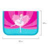 Пенал TIGER FAMILY 1 отделение, 1 откидная планка, ткань, "Ballerina", 20х14х4 см, 228890, TGNQ-045C1E по низкой цене оптом 