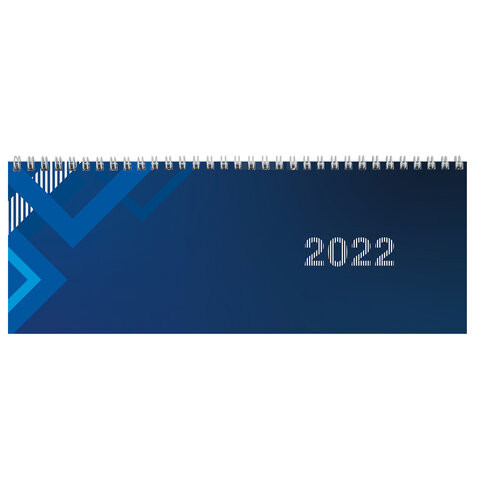Планинг датированный 2022 (285х112 мм), STAFF, гребень, картонная обложка, 56 л., "Однотонный", 113355 по низкой цене оптом 