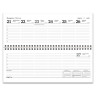 Планинг датированный 2022 (285х112 мм), STAFF, гребень, картонная обложка, 56 л., "Однотонный", 113355 по низкой цене оптом 