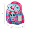 Ранец ЮНЛАНДИЯ LIGHT, 2 отделения, "Pretty mouse", 3D панель, 38х29х16 см, 270606 по низкой цене оптом Краснодар, Москва, Уфа, Казань, Барнаул, Владивосток, Хабаровск, Сахалин, Красноярск, Екатеренбург, 