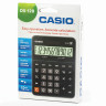 Калькулятор настольный CASIO DX-12B-W (175х129 мм), 12 разрядов, двойное питание, черный, DX-12B-W-EC по низкой цене оптом 