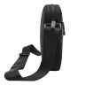 Сумка на плечо HEIKKI COMPACT (ХЕЙКИ) с карманом, черная, 20х16х5 см, 272632 по низкой цене оптом 