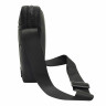 Сумка на плечо HEIKKI COMPACT (ХЕЙКИ) с карманом, черная, 20х16х5 см, 272632 по низкой цене оптом 
