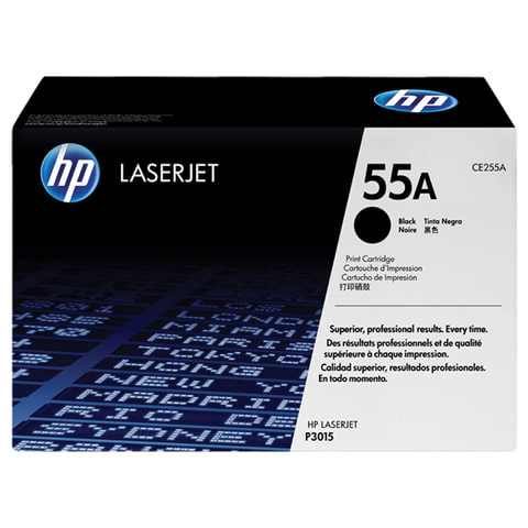 Картридж лазерный HP (CE255A) LaserJet P3015d/P3015dn/P3015x, №55А, оригинальный, ресурс 6000 страниц по низкой цене оптом 